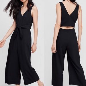 Aritzia Wilfred ecoulement v black jumpsuit